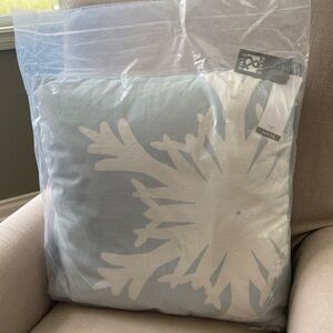 Snowflake Holiday Pillow